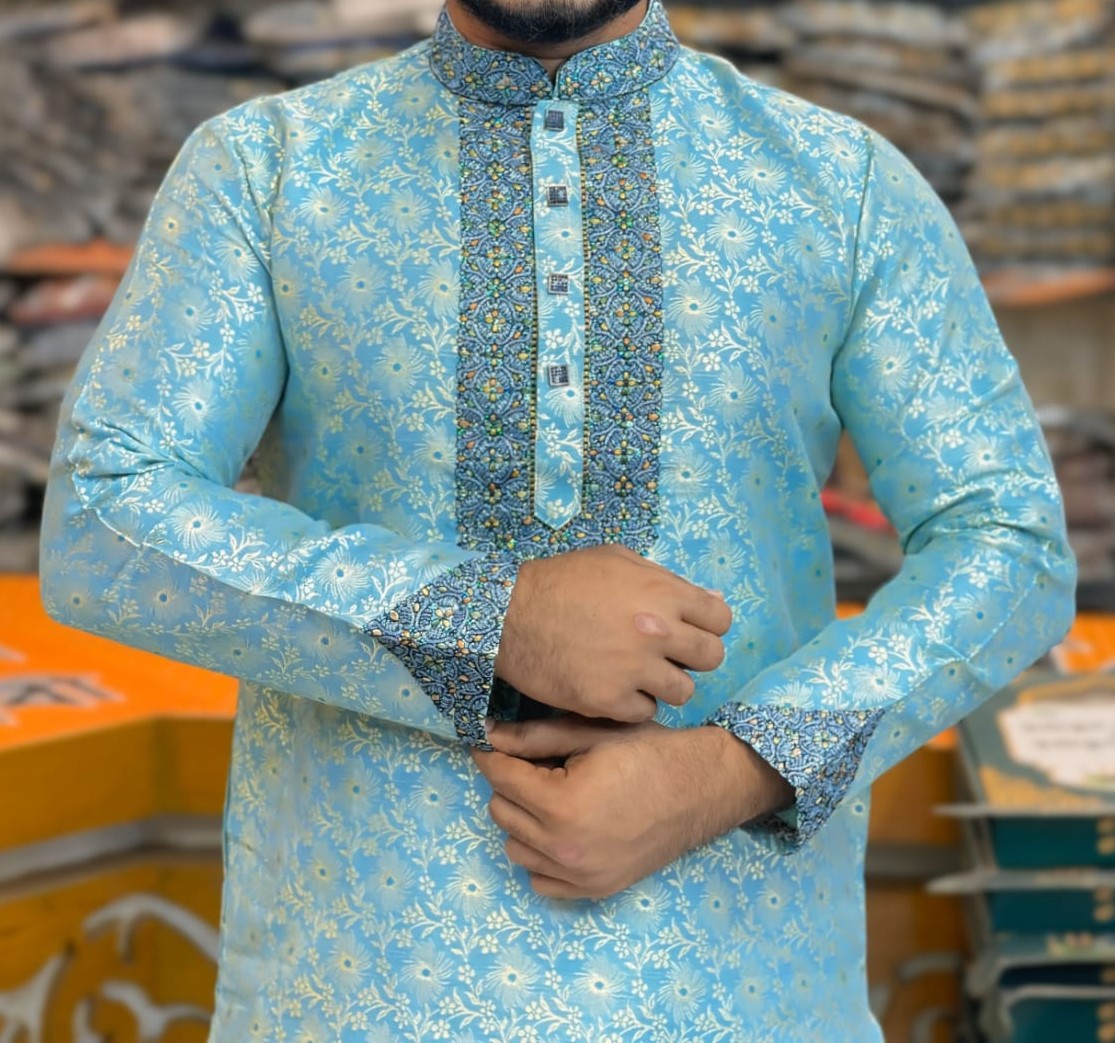 Luxury কাতান পাঞ্জাবি-F-121 – Juwayriya Shop